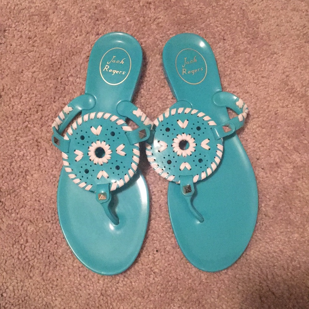 Jack Rogers Jelly Flip Flops Size 7